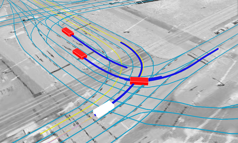 Congested intersection